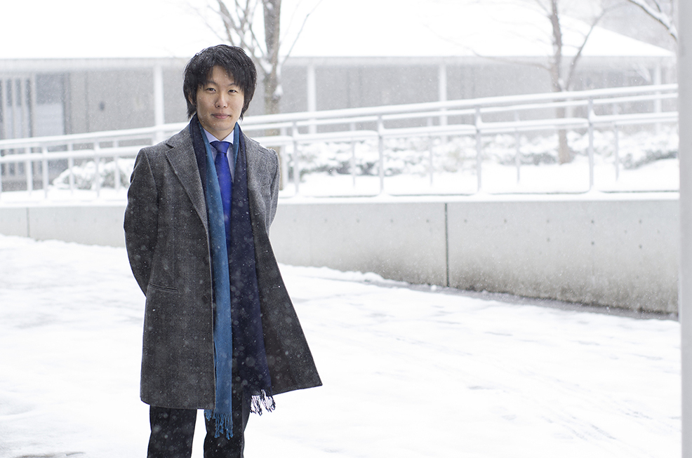 大雪の駒場にて。Photo by Yasutaka Eida