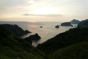 夕方の奥石廊